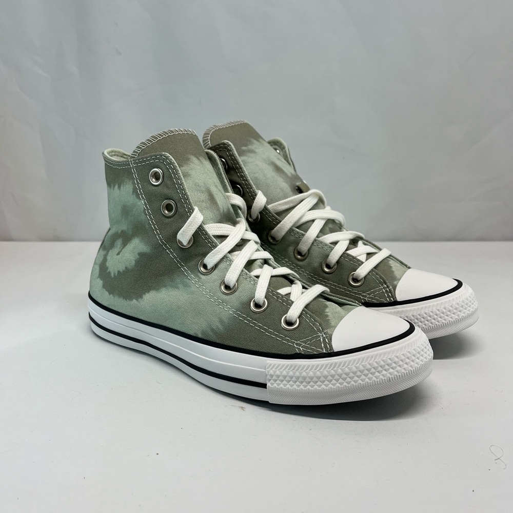 Converse All Star Hi Tie Dye Green White Shoes Sneakers Women’s 7.5